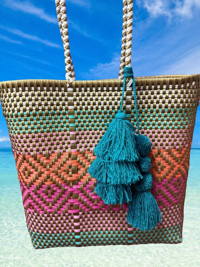 BeeLoved Custom Artisan Bags and Gifts Handbags Medium Tropical Dreams
