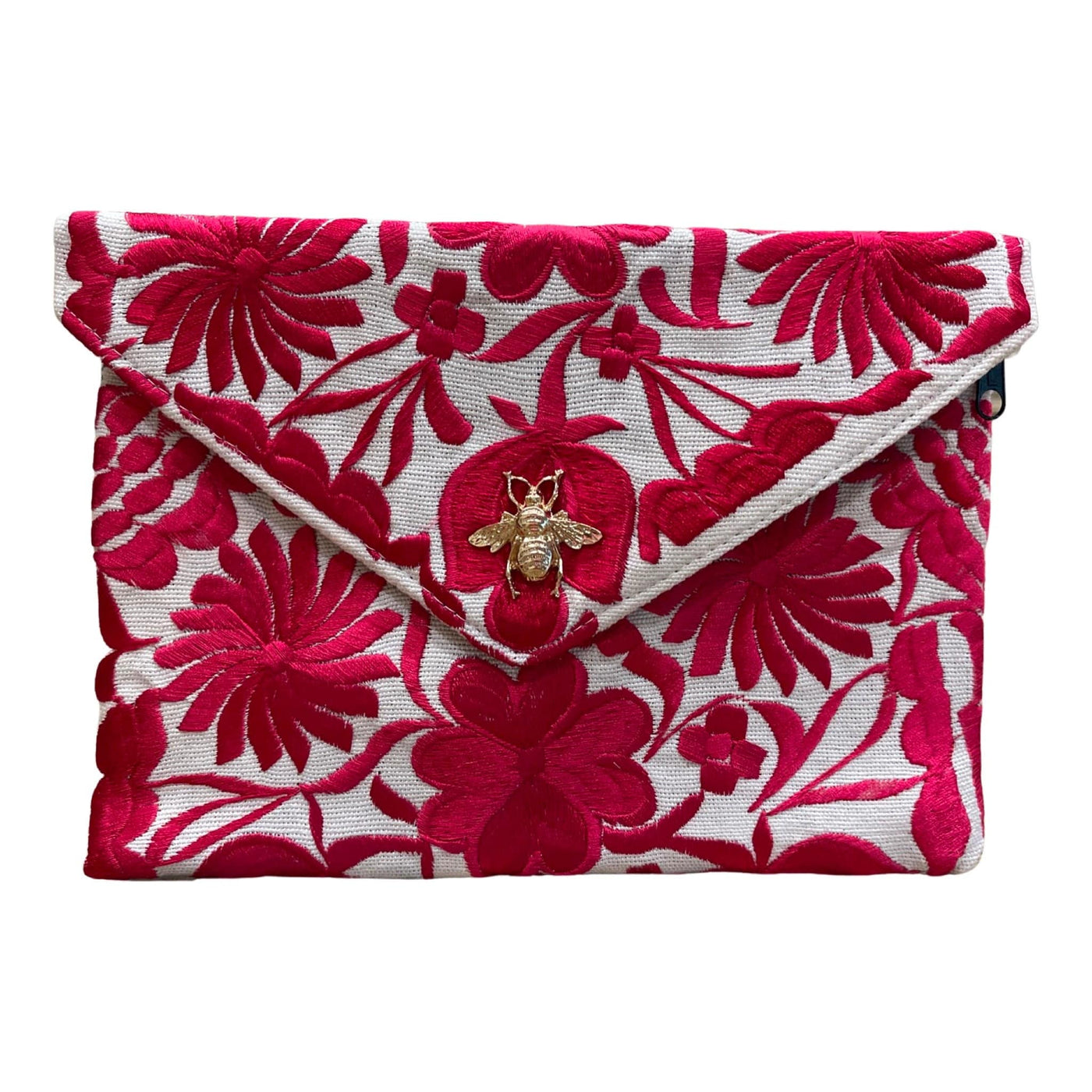 BeeLoved Custom Artisan Bags and Gifts Handbags Roses are Red Envelope Clutch Bag