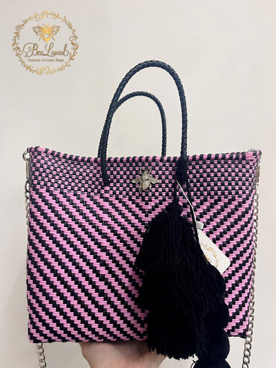 BeeLoved Custom Artisan Bags and Gifts Handbags Small Pink Panther Beech Bag