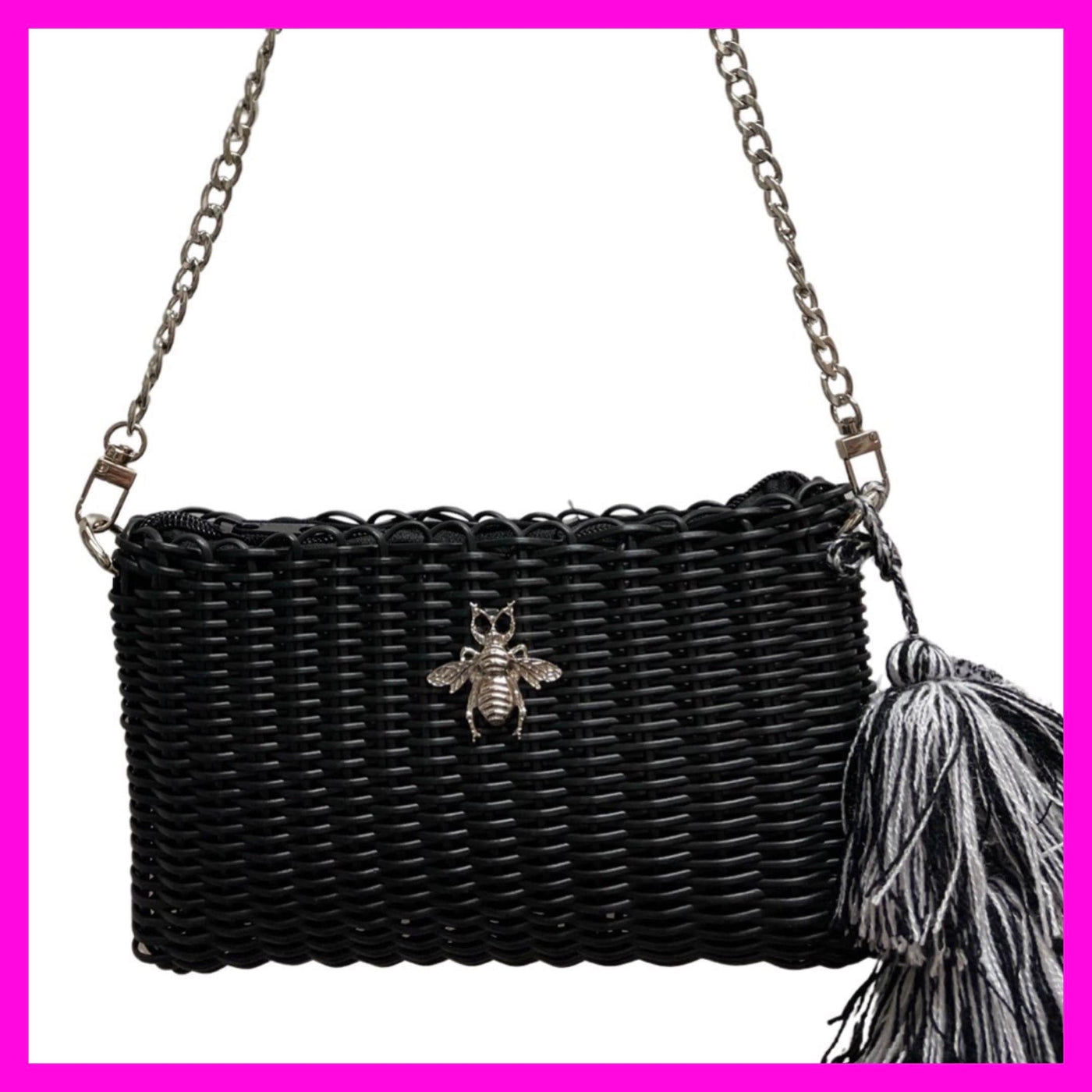 BeeLoved Custom Artisan Bags and Gifts Handbags Midnight Bella Crossbody/Clutch Bag