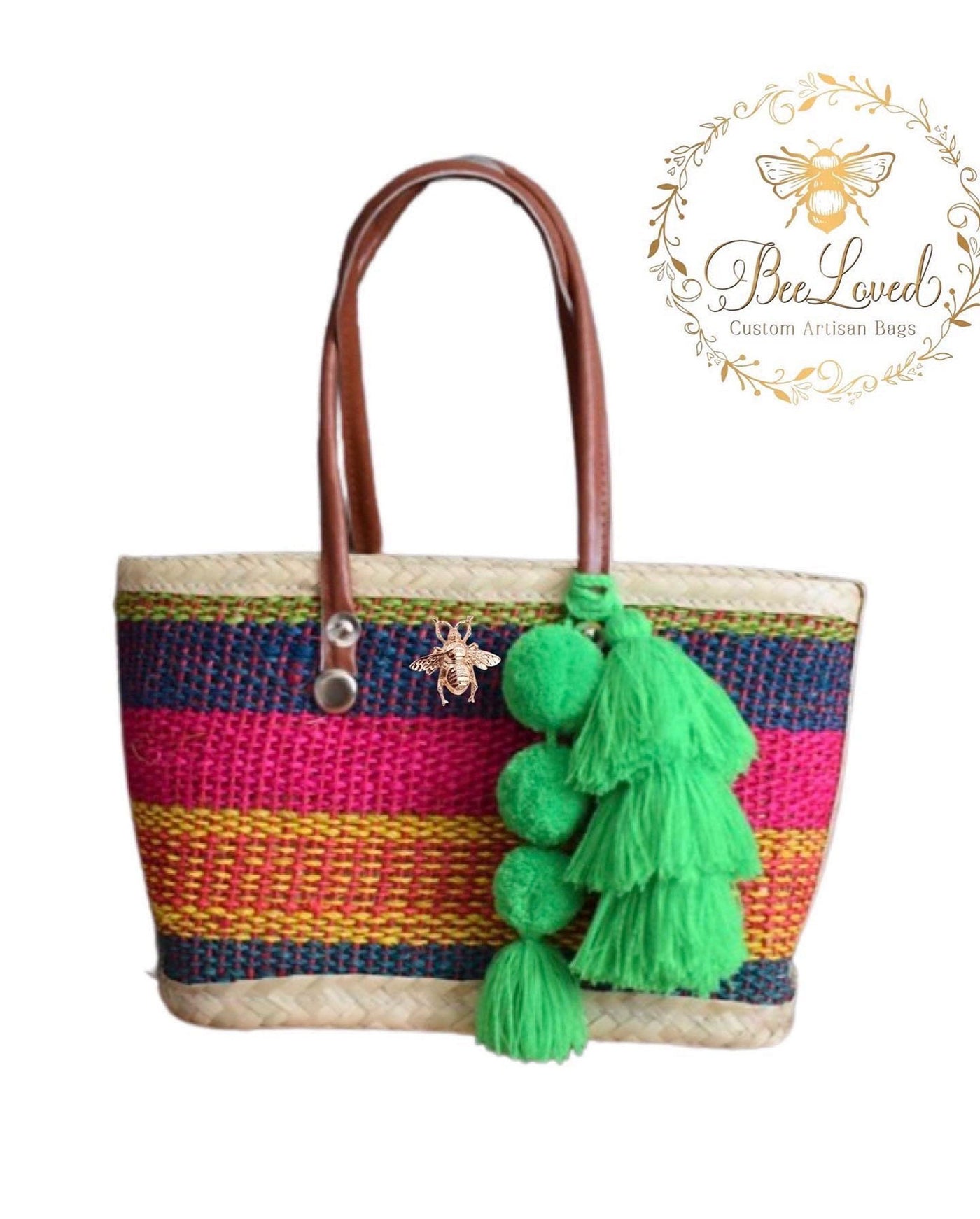 BeeLoved Custom Artisan Bags and Gifts Henequen Agave Tote #1