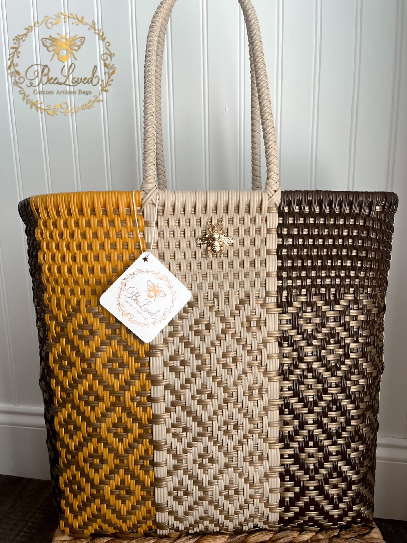 BeeLoved Custom Artisan Bags and Gifts Handbags Medium Shades of Fall Beech Bag
