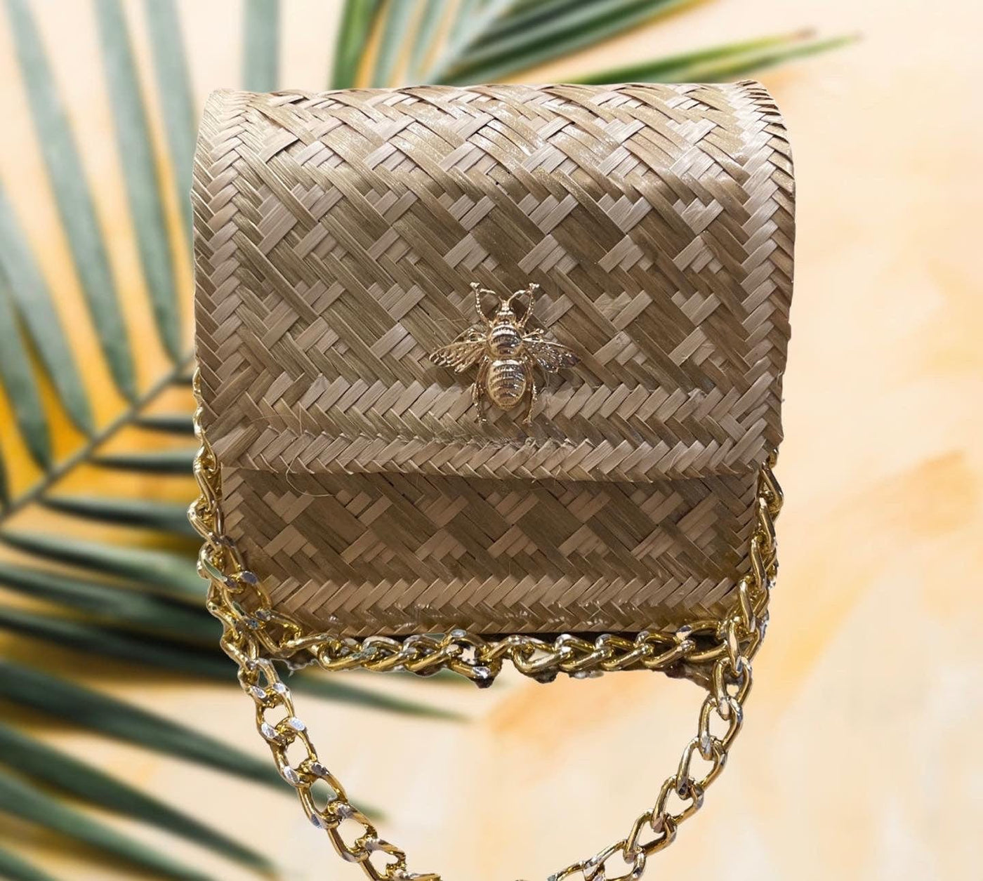 BeeLoved Custom Artisan Bags and Gifts Handbags Briella Golden Crossbody