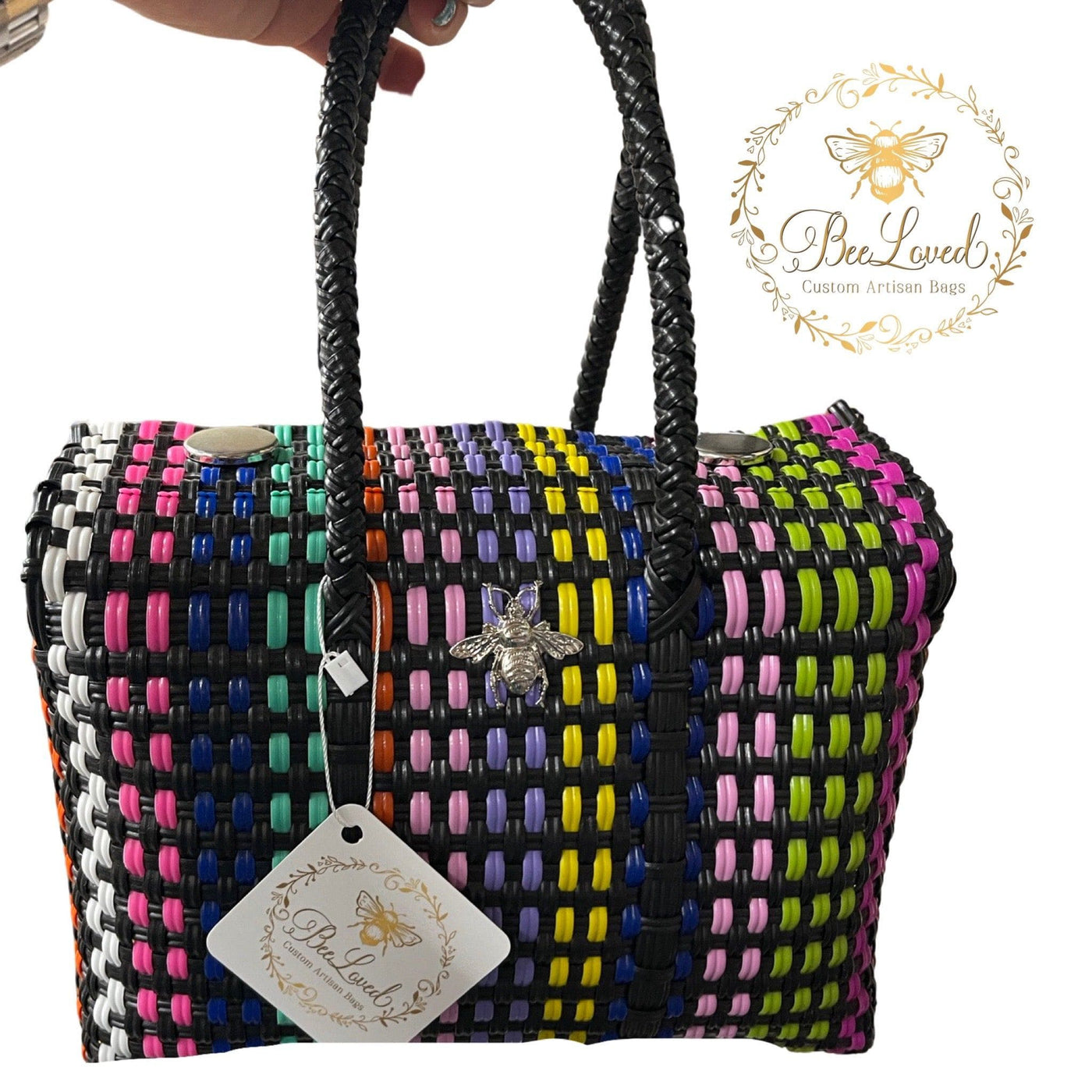 BeeLoved Custom Artisan Bags and Gifts Handbags Lunch Tote-Small Lunch Tote