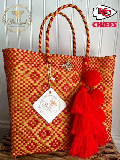 BeeLoved Custom Artisan Bags and Gifts Handbags Go Chiefs XSmall Party Tote