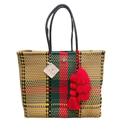 BeeLoved Custom Artisan Bags and Gifts Handbags Larger Guccime Stripe Beech Bag