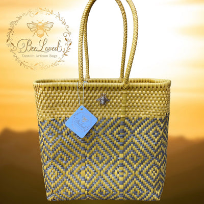 BeeLoved Custom Artisan Bags and Gifts Handbags Medium Sunflower Eve Beech Bag