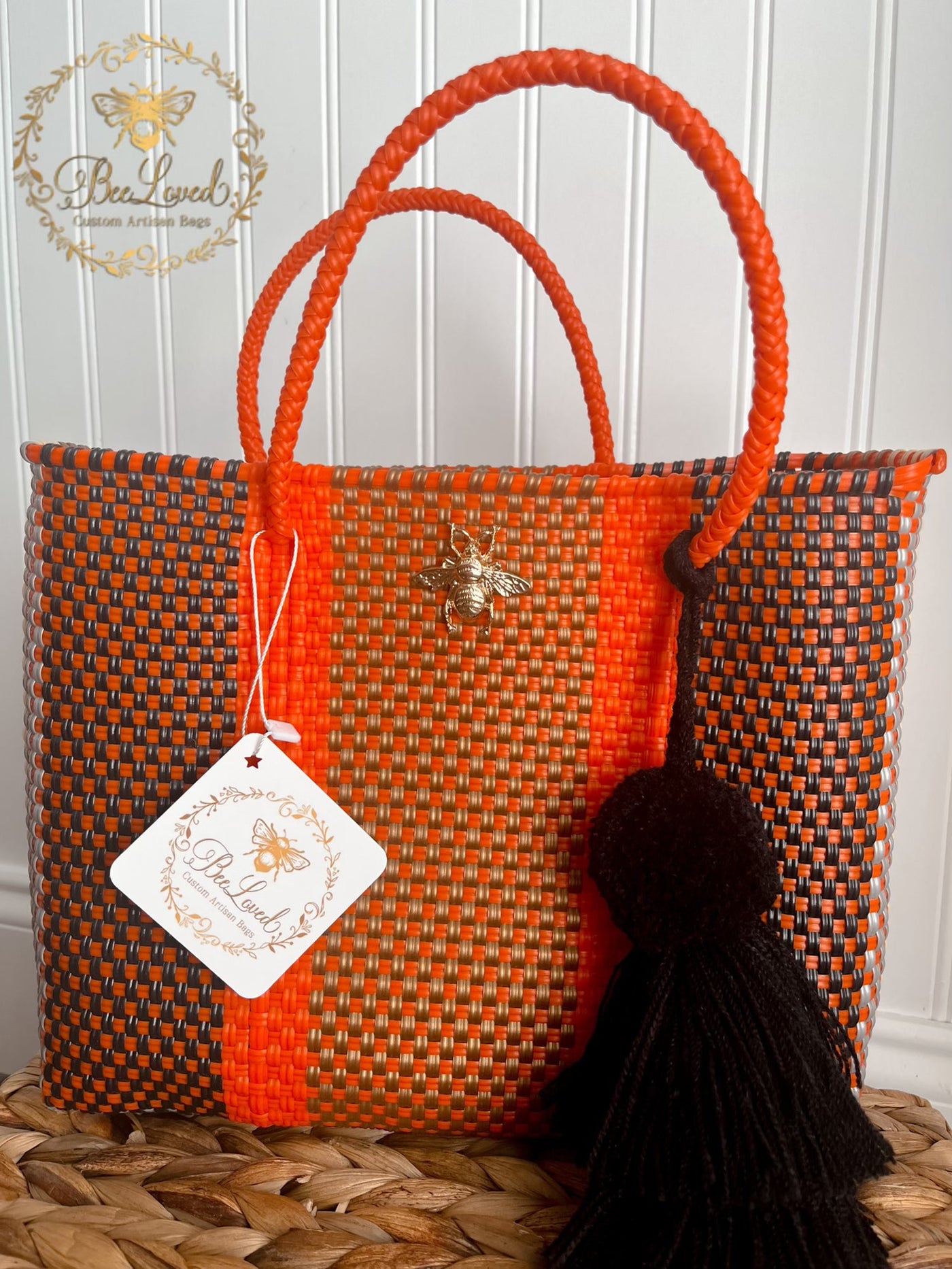 BeeLoved Custom Artisan Bags and Gifts Handbags Small Hallo Scream Beech Bag