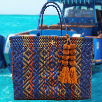 BeeLoved Custom Artisan Bags and Gifts Handbags XL Sea Dreams Beech Bag