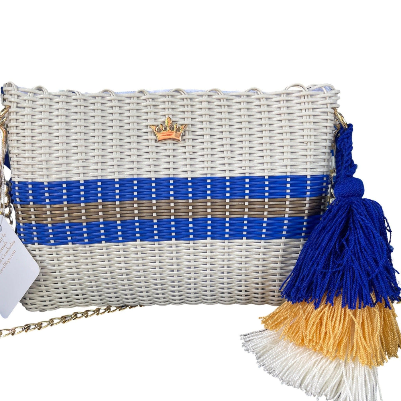 BeeLoved Custom Artisan Bags and Gifts Handbags Medium / Gold TFA Royals Team Spirit Crossbody/Clutch Bag