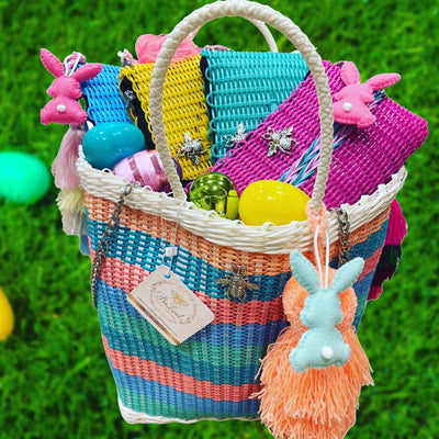 BeeLoved Custom Artisan Bags and Gifts Handbags SMedium Easter Basket Beech Bag