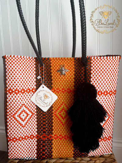 BeeLoved Custom Artisan Bags and Gifts Handbags Medium Halloween Beech Bag