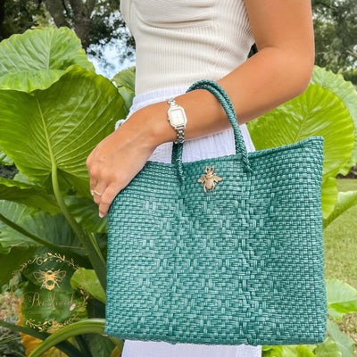 BeeLoved Custom Artisan Bags and Gifts Handbags Gorgeously Green XSmall Party Tote