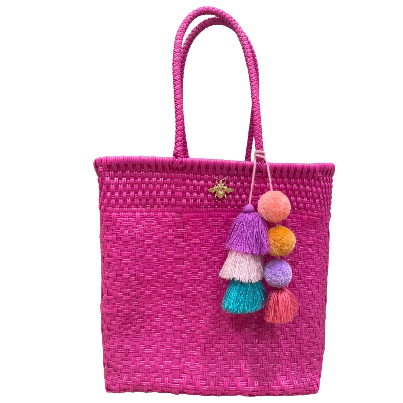 BeeLoved Custom Artisan Bags and Gifts Handbags Medium Fuchsia Fun Beech Bag