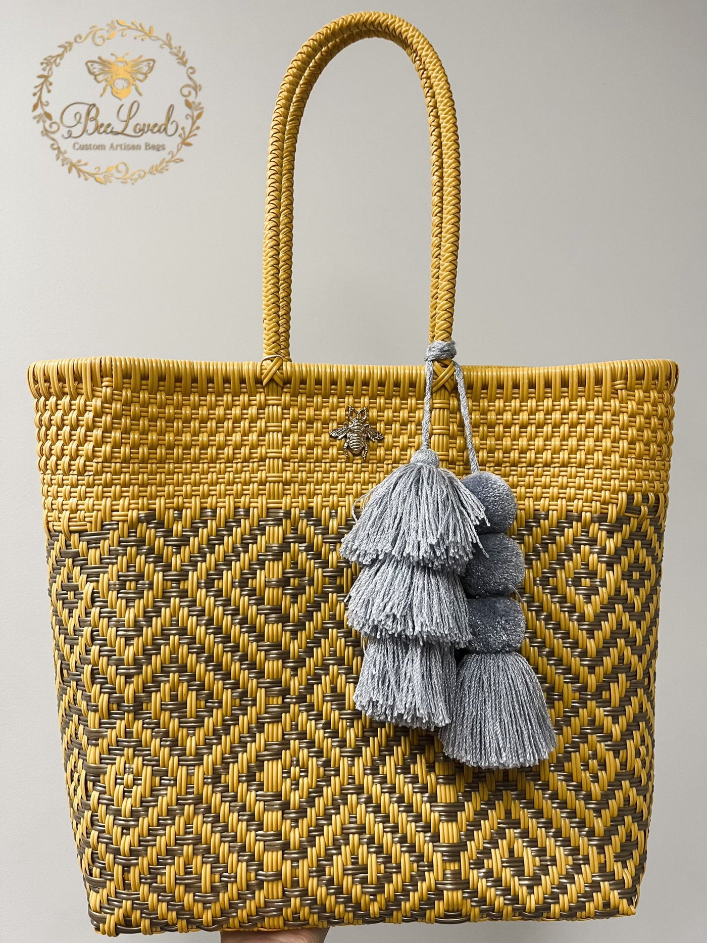BeeLoved Custom Artisan Bags and Gifts Handbags Medium Amarillo Key Beech Bag